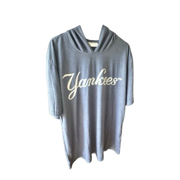 NY YANKEES BUDWEISER X-LARGE SHORT SLEEVE HOODED SHIRT - Picture 1 of 9